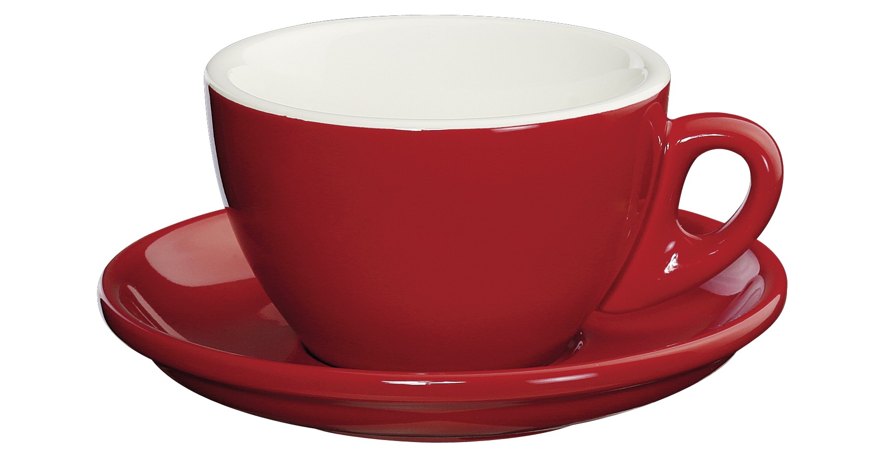 215182_ ROMA presso šálek s podšálkem 100 ml červený CILIO